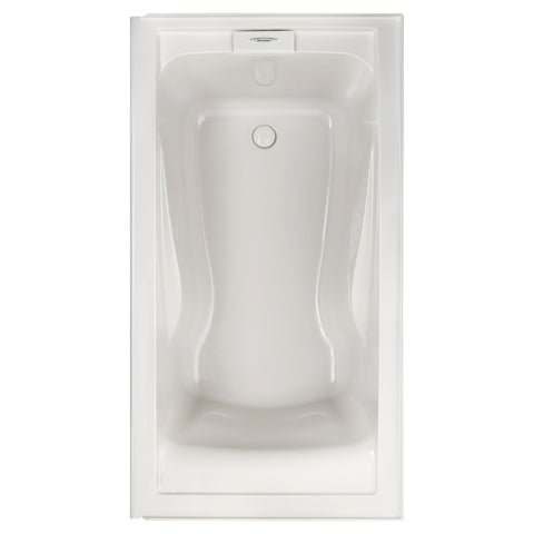 EverClean 60x32-Inch Integral Apron Deep Soak Bathtub with Left-Hand Outlet