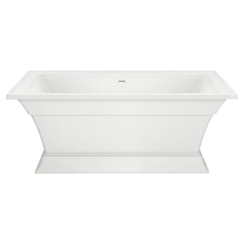 Town Square® S 68 x 36-Inch Freestanding Bathtub Center Drain With Integrated Overflow