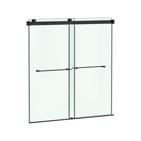 Aspirations 60 x 60-Inch Frameless Sliding Bathtub Door