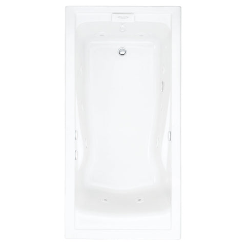 Evolution® 72 x 36-Inch Deep Soak® Drop-In Bathtub With EverClean® Hydromassage System