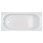 Princeton® Americast® 60 x 30-Inch Integral Apron Bathtub With Left-Hand Outlet