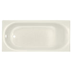 Princeton® Americast® 60 x 30-Inch Integral Apron Bathtub With Left-Hand Outlet In Linen