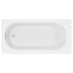 Princeton® Americast® 60 x 30-Inch Integral Apron Bathtub Above Floor Rough Left-Hand Outlet with Integral Drain
