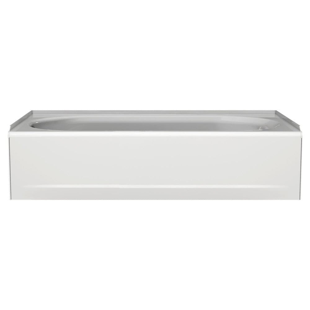 Princeton® Americast® 60 x 30-Inch Integral Apron Bathtub Above Floor Rough Left-Hand Outlet with Integral Drain