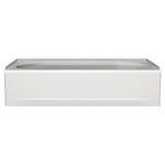 Princeton® Americast® 60 x 30-Inch Integral Apron Bathtub Above Floor Rough Left-Hand Outlet with Integral Drain