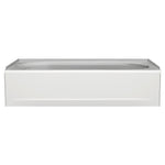 Princeton® Americast® 60 x 30-Inch Integral Apron Bathtub Above Floor Rough Right-Hand Outlet with Integral Drain