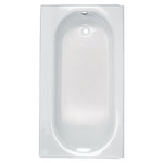 Princeton® Americast® 60 x 34-Inch Integral Apron Bathtub Right-Hand Outlet with Luxury Ledge