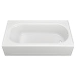 Princeton® Americast® 60 x 34-Inch Integral Apron Bathtub Right-Hand Outlet with Luxury Ledge