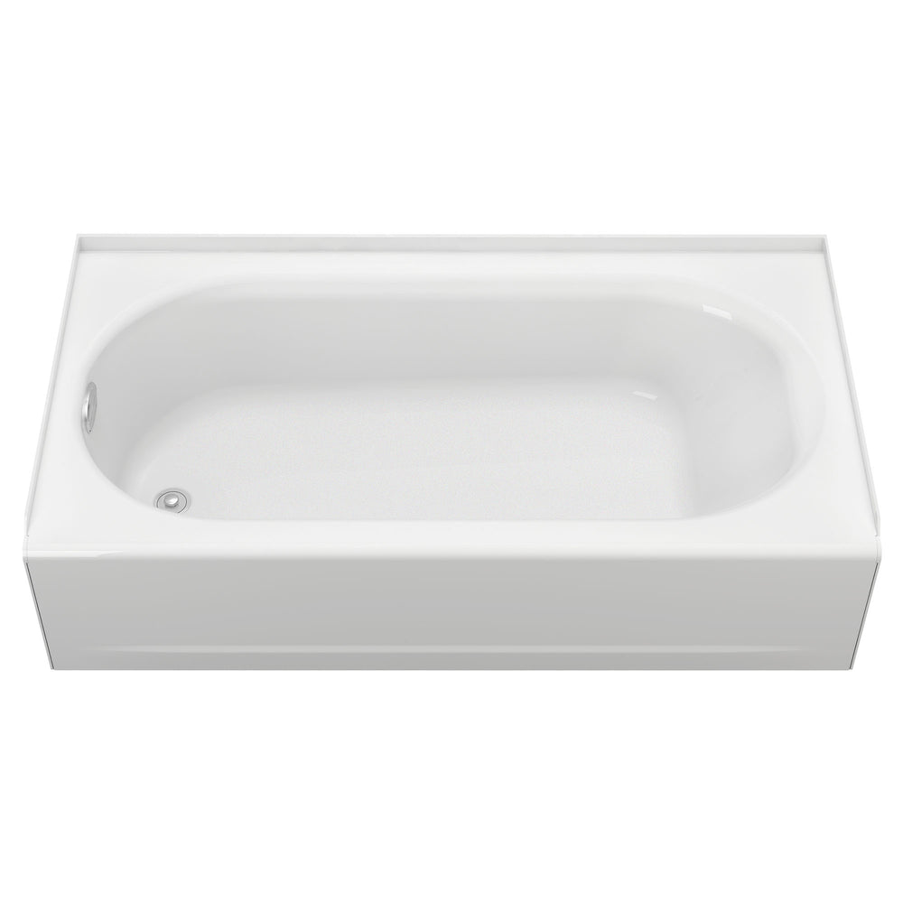 Princeton® Americast® 60 x 30-Inch Integral Apron Bathtub Left-Hand Outlet With Integral Drain