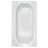 Princeton® Americast® 60 x 34-Inch Integral Apron Bathtub Above Floor Rough Right-Hand Outlet with Luxury Ledge