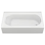 Princeton® Americast® 60 x 34-Inch Integral Apron Bathtub Above Floor Rough Right-Hand Outlet with Luxury Ledge