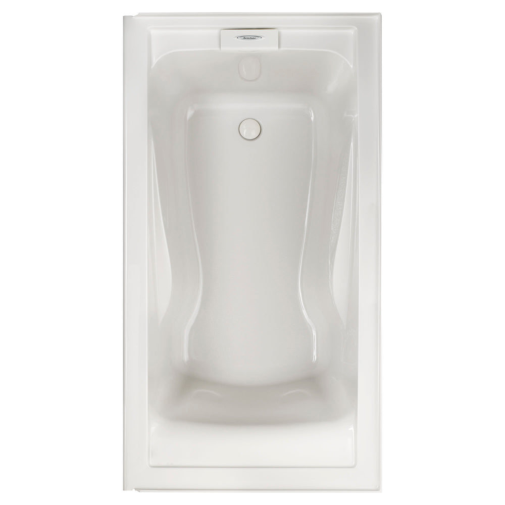 EverClean 60x32-Inch Integral Apron Deep Soak Bathtub with Left-Hand Outlet