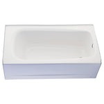 Cambridge® Americast® 60 x 32-Inch Integral Apron Bathtub With Left-Hand Outlet