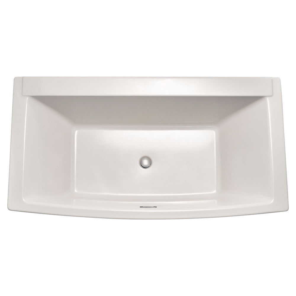 Townsend 68 x 36-Inch Freestanding Bathtub Center Drain With Integrated Overflow