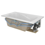Evolution® 60 x 36-Inch Deep Soak® Drop-In Bathtub With EverClean® Hydromassage System