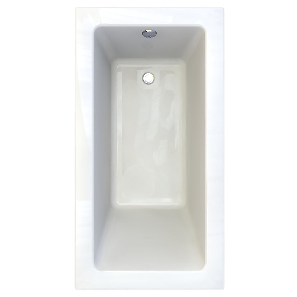 Studio 60 x 32-Inch Drop-In Soaking Bathtub with Zero Edge