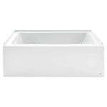 Studio 60 x 30-Inch Integral Apron Bathtub With Left-Hand Outlet