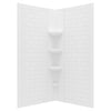 Elevate 60X72-Inch Subway Pattern 3-Piece Shower Surround