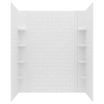 Elevate 60X72-Inch Subway Pattern 3-Piece Shower Surround