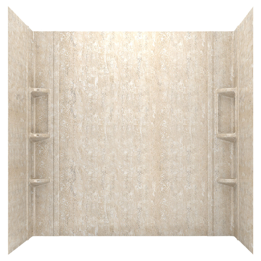 Ovation 60 x 32-Inch Bath Wall Set in White