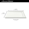 Townsend 60 x 36-Inch Single Threshold Shower Base With Right-Hand Outlet