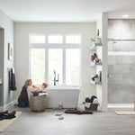 Sedona Loft 63 x 30-Inch Rectangle Freestanding Bathtub Center Drain With Integrated Overflow
