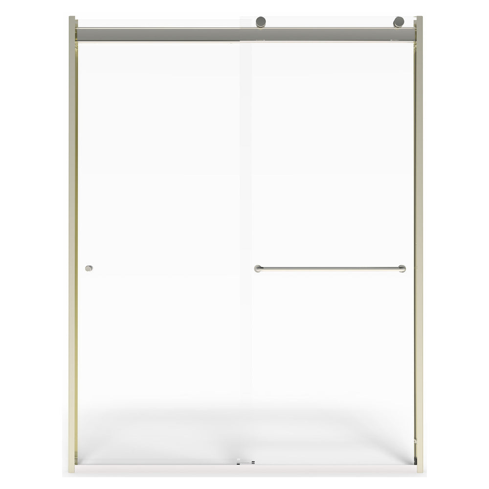 48 x 70-Inch Height Semi-Frameless Top-Roller Sliding Shower Door