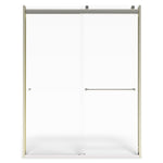 48 x 70-Inch Height Semi-Frameless Top-Roller Sliding Shower Door