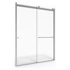 48 x 70-Inch Height Semi-Frameless Top-Roller Sliding Shower Door