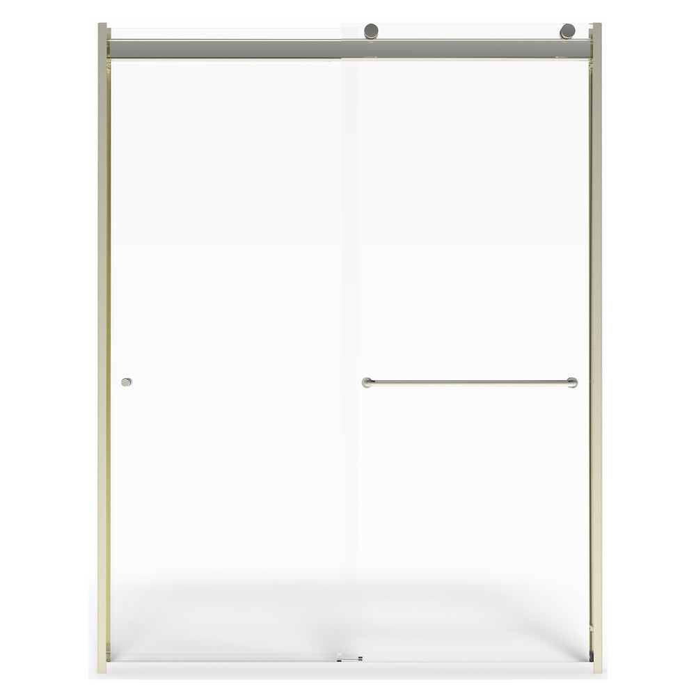 60 x 70-Inch Height Semi-Frameless Top-Roller Sliding Shower Door