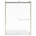 60 x 70-Inch Height Semi-Frameless Top-Roller Sliding Shower Door