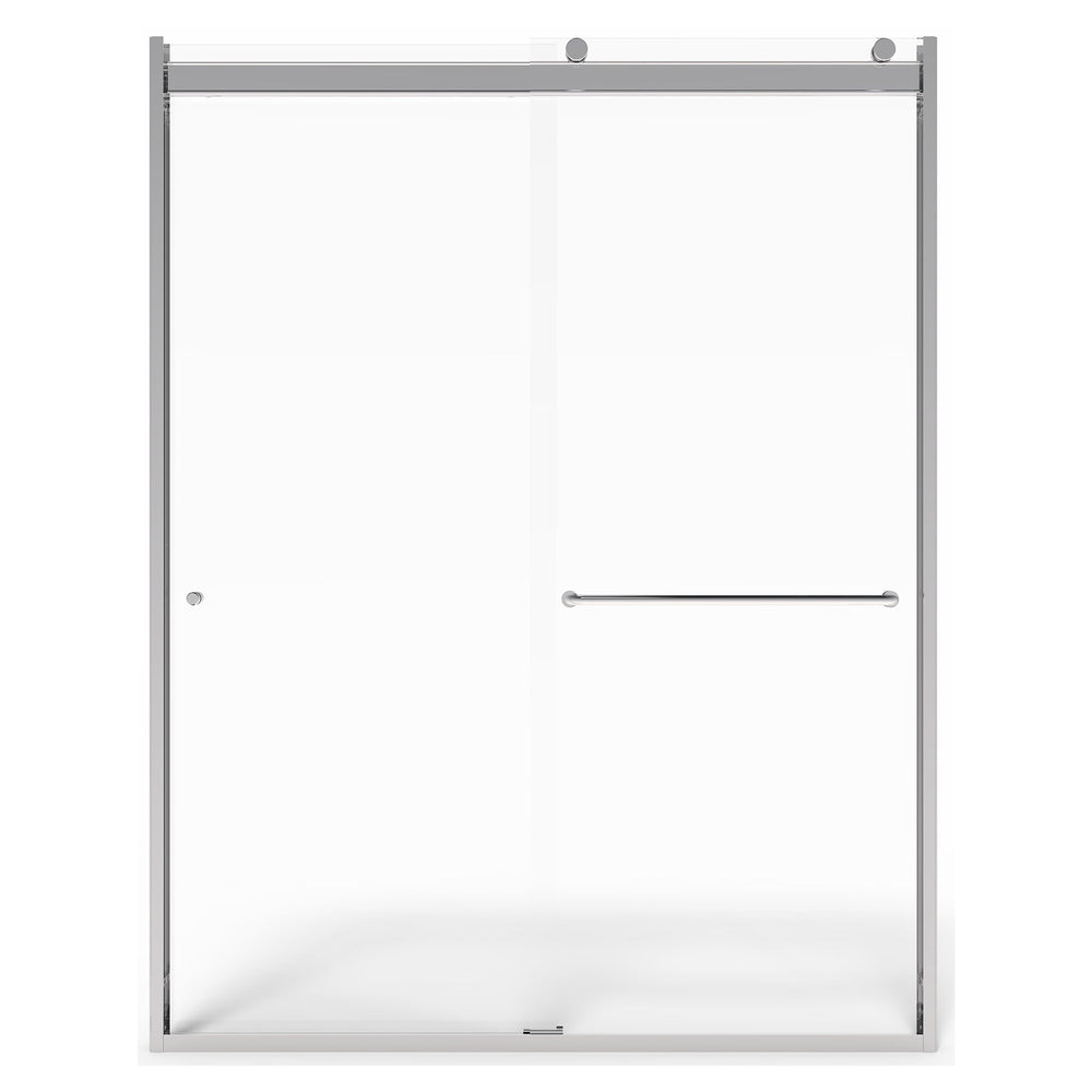 60 x 70-Inch Height Semi-Frameless Top-Roller Sliding Shower Door