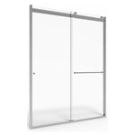 60 x 70-Inch Height Semi-Frameless Top-Roller Sliding Shower Door