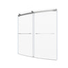 Elevate 60 In. x 60 In. Curved Barn-Style Tub Door