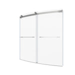 Elevate 60 In. x 60 In. Curved Barn-Style Tub Door