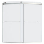 Elevate 60 In. x 60 In. Curved Barn-Style Tub Door