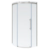 Elevate 72-Inch High Semi-Frameless Curved Corner Sliding Shower Door