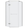 Elevate Framed 74-inch Neo-Angle Pivot Shower Door