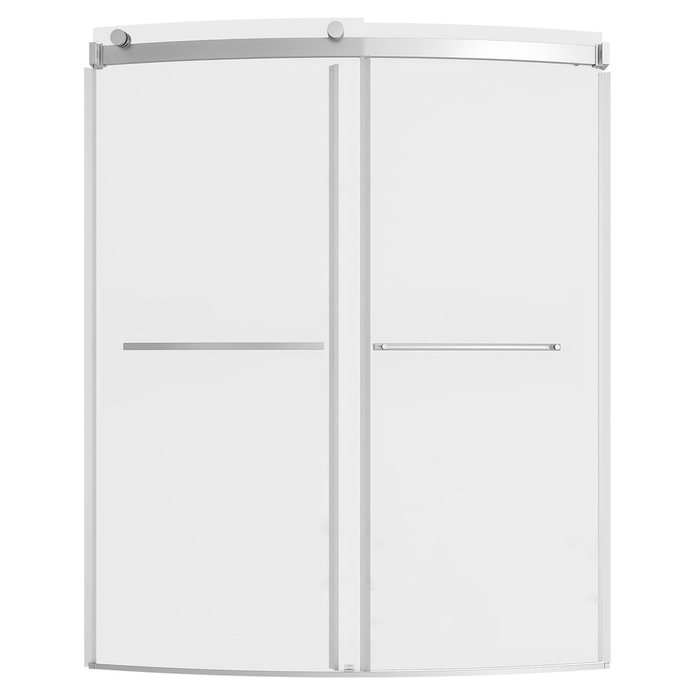 OVATION CURVE 60x72 BARN SHOWER DOOR, BN