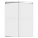 OVATION CURVE 60x72 BARN SHOWER DOOR, BN