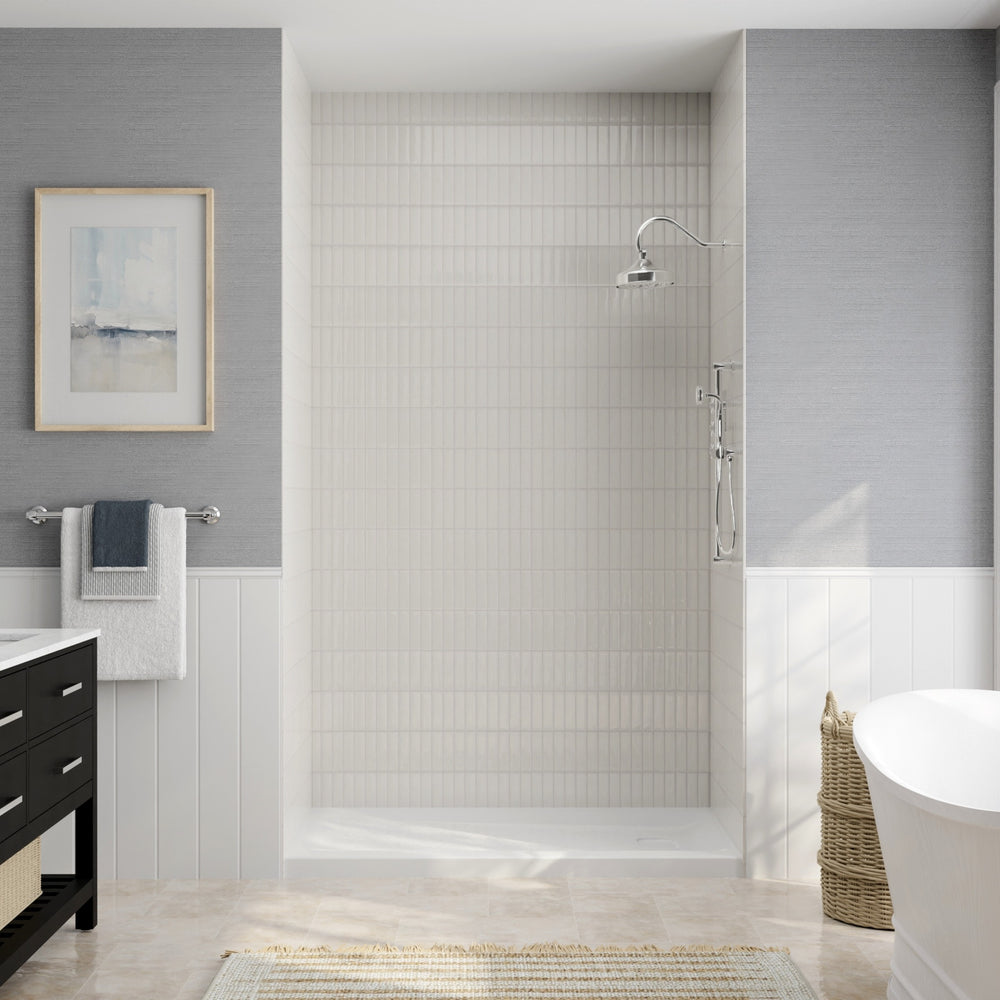 Aspirations 60 x 32-Inch Single Threshold Shower Base with Right-Hand Drain