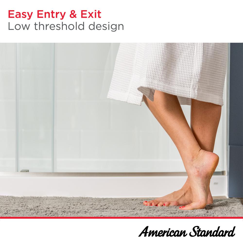 Aspirations 60 x 36-Inch Single Threshold Shower Base with Left-Hand Drain
