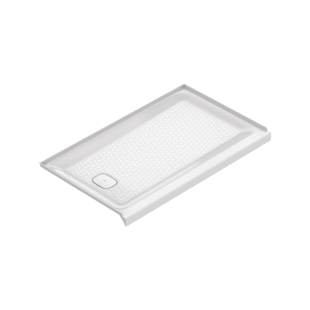 Aspirations 60 x 36-Inch Single Threshold Shower Base with Left-Hand Drain