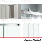 Aspirations 48 x 72-Inch Frameless Sliding Shower Door