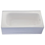 Cambridge® Americast® 60 x 32-Inch Integral Apron Bathtub With Left-Hand Outlet