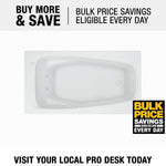 EverClean 60 in. Acrylic Rectangular Drop-In Whirlpool Bathtub