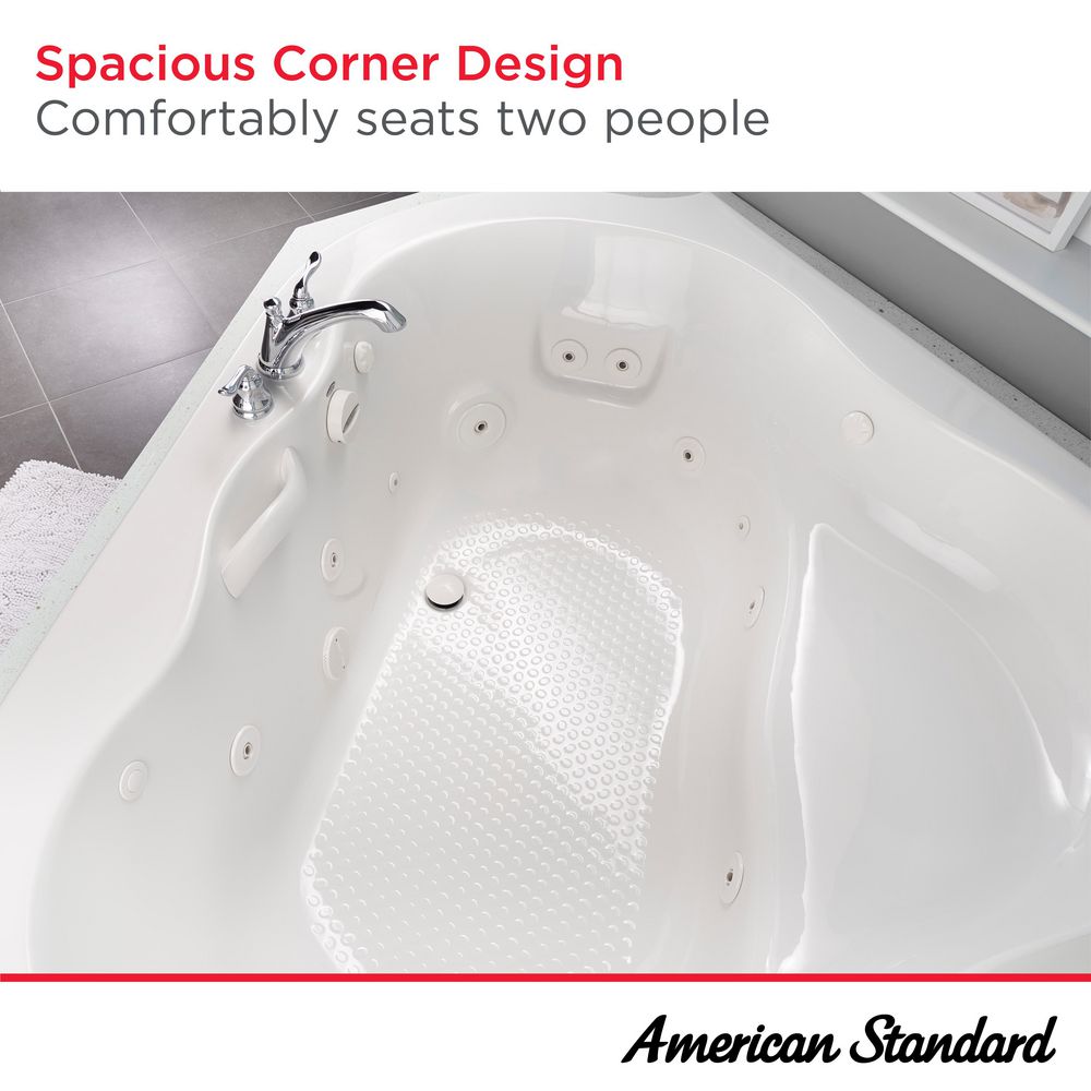 EverClean 60 inch x 60 inch Corner Whirlpool