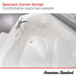EverClean 60 inch x 60 inch Corner Whirlpool