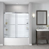 Ovation Curve 60x30-inch Integral Apron Bathtub with Left-hand Outlet with Deep Soak Drain