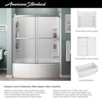 Ovation Curve 60x30-inch Integral Apron Bathtub with Left-hand Outlet with Deep Soak Drain